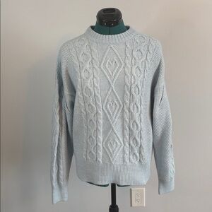 NOBODY’S CHILD Light Blue Knit Sweater